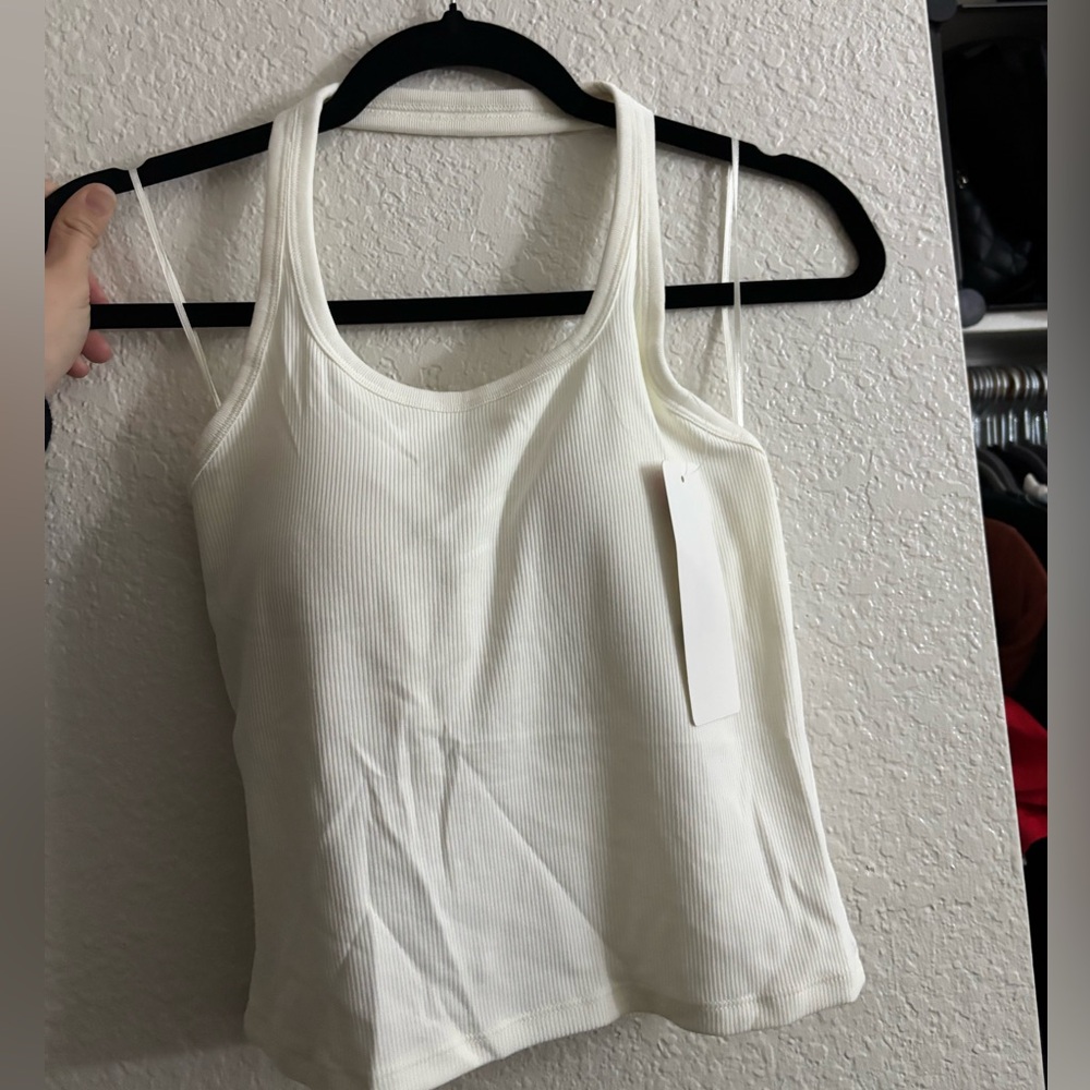 White halter top